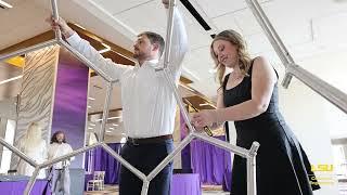 LSU Mechanical Engineering Seniors Design Unique Structure for LSU School of Theatre