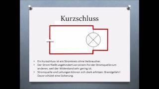 Kurzschluss - Überlastung - Sicherung - einfach erklärt