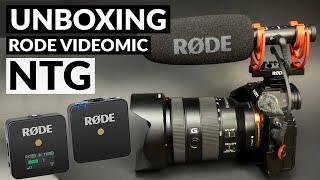 UNBOXING  RØDE Videomic NTG  ft. Videomic Pro & Wireless Go