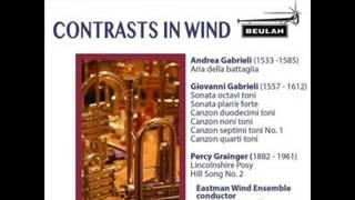 Lincolnshire Posy - Percy Aldridge Grainger Eastman Wind Ensemble