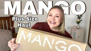 MANGO plus size try on haul  Plus size fashion for apple shapes