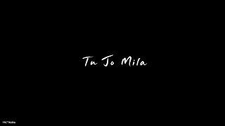 Tu Jo Mila Hindi Love Song  No Copyright  Black Screen Lyrics WhatsApp Status Video. #shorts