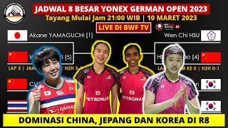 Jadwal German Open 2023 Hari ini Day 4 Dominasi Jepang China & Korea  DRAW R8 Yonex German Open