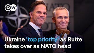 New NATO chief Rutte Putin must realize alliance wont give in over Ukraine  DW News