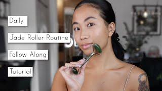 Daily Jade Roller Routine  Follow Along Jade Roller Tutorial