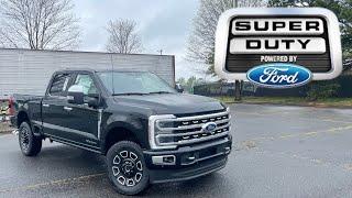 2024 Ford F250 SuperDuty 6.7L Platinum POV Start Up Test Drive Walkaround and Review