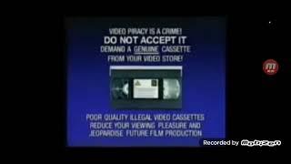 FOX VIDEO UK VHS PIRACY WARNING 1994