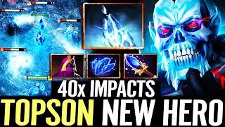  TOPSON Lich NEW HERO Try for TI Chance — 40 Impacts Shard + Veil of Discord Build Dota 2 Pro