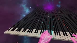 Oculus Quest VR Piano Training app demo with hand tracking