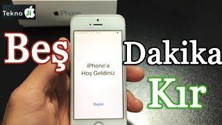 Beş Dakika da iPhone iCloud Kilidini Geçme Appleyi Geçtim Yeni Deneyim