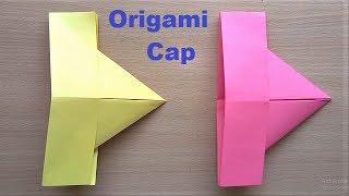 Amazing Origami Paper Hat Making  How to make Paper Cap at Home