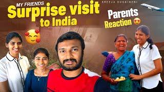 My Friends Surprise visit to india️.. Parents reactions 