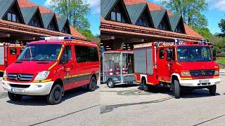 Feuerwehr Oberhaching rückt mit MZF & KLAF mit VSA aus