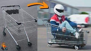 Ive made a drift Cart from a shopping cart.