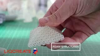 Soft & elastic engineering 3D-printing resin Liqcreate Elastomer-X - Short intro