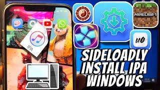 Sideload IPA With Sideloadly Windows iOS 17 -  iOS 17.4  iPhone iPad Full tutorial Computer