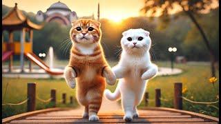 Endless Fight of Cat Couple     Cat Story  #cat #cute #aicat