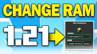 How To ChangeAllocate the RAM for Minecraft 1.21 PC