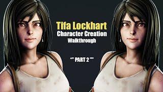 3D Character Creation Walkthrough - Part 2 - Rigging and Posing Tifa from Final Fantasy VII