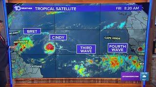 Tracking the Tropics Tropical storms Bret Cindy pose no threat to Florida