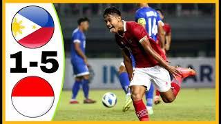 5-1 Indonesia vs Filipina U19 2022