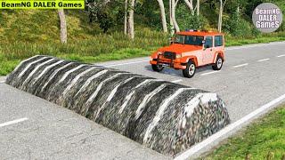 Truck Transportation of Stones and cars Magic Color Speed Bumps #469 BeamNG DALER Games BeamNG.Drive