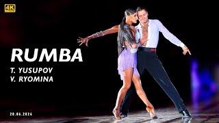 RUMBA  Timur Yusupov - Valeria Ryomina  Professional Latin  Kremlin Cup 2024  4K