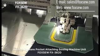 Automatic Pocket Attaching Sewing Machine Unit