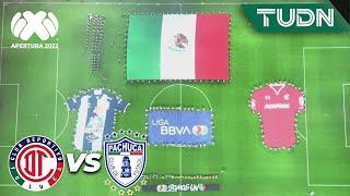 ¡El Himno Nacional en LA GRAN FINAL  Toluca 0-0 Pachuca  Liga Mx AP2022 - Final IDA  TUDN