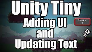 Unity TINY - How to use UIs with updating scores  #12