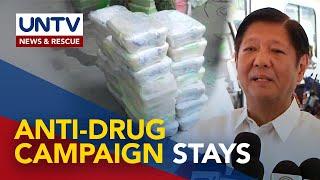 PBBM vows to sustain current anti-illegal drug campaign under his administration