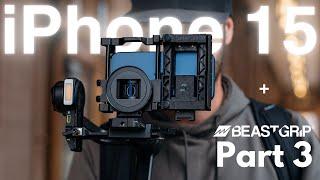 iPhone 15 Pro and 15 Pro Max with Beastgrip Lenses + DOF Adapter MK3. Details matter 