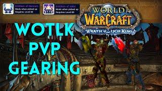 PvP Gearing in Wotlk Classic vs TBC