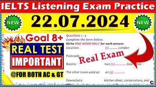 IELTS LISTENING PRACTICE TEST 2024 WITH ANSWERS  22.07.2024