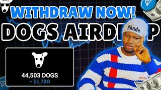 How to Withdraw Dogs Airdrop From Telegram to Wallet  Make Money Online