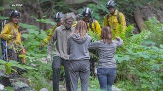 Crews rescue man who went missing in California mountains for 10 days