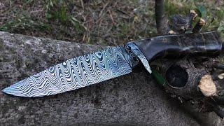 Knifemaking Hand Forging Damascus Knife