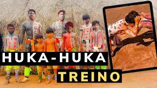 Treino de Huka-Huka na nova Aldeia Tehuhungu