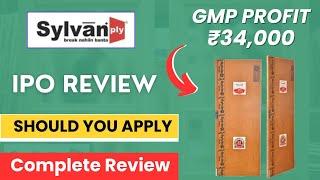 Sylvan Plyboard IPO reviewSylvan Plyboard Limited IPO  GMP Price  Review  Analysis