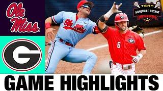 #24 Georgia vs Ole Miss Highlights GAME 3  NCAA Baseball Highlights  2024 College Baseball