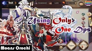 Cleared Moans Orochi with Only One DPS Onmyoji Global