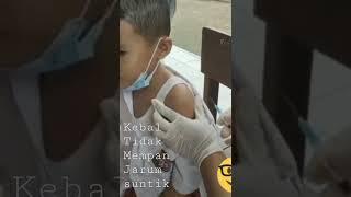 Punya Ilmu Kebal tak bisa Disuntik Vaksin