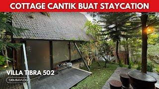 Villa Tibra staycation cantik + murce di Lembang Bandung. Banyak pohon rindang 