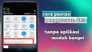 cara menampilkan penggunaan data di hp xiaomi