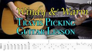 Windy & Warm - Chet AtkinsTommy Emmanuel With Tab  Watch and Learn Travis Picking Guitar Lesson