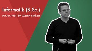 Online-Schnuppervorlesung mit Jun.-Prof. Dr. Martin Potthast  Informatik B.Sc.