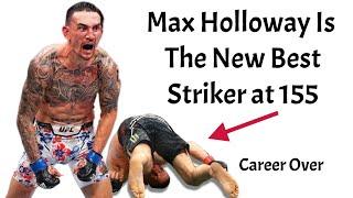 CAREER ENDING KO Max Holloways Featherweight Skill Is A Problem At Lightweight