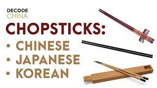 How to use chopsticks correctly step by step Chinese VS Japanese VS Korean - Decode China