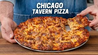 Tavern Style Chicago Thin Crust Pizza