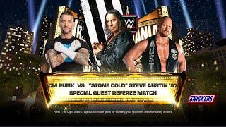 WWE 2K24  CM Punk vs. Stone Cold Steve Austin